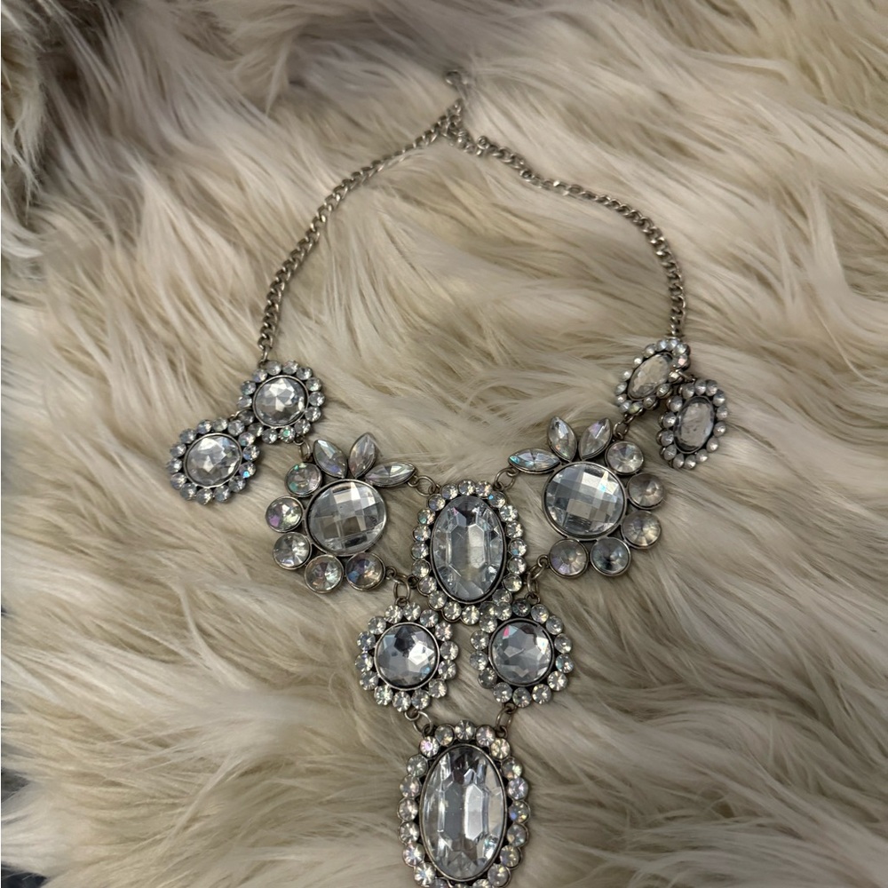 Chandelier crystal necklace